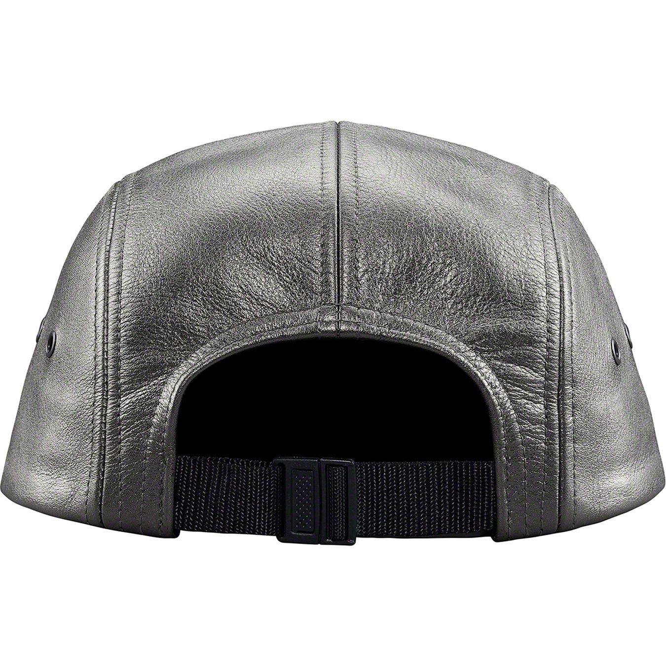 Pebbled Leather Camp Cap view 3